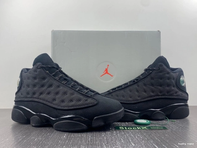 Rep Husky Cat Retro 13 Air Jordan 414571-011 Black 0811